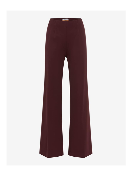 Bordeaux flared broek met elastiek Lillyth Flared Raphaela by Brax