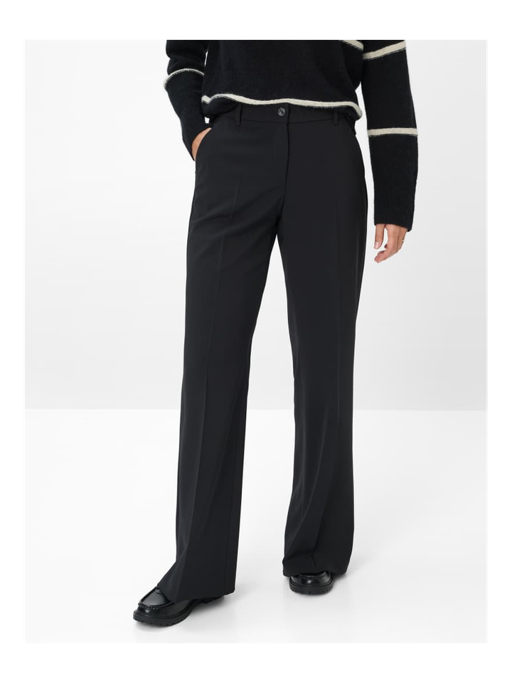 Zwarte geklede bootcut broek Maine Brax 