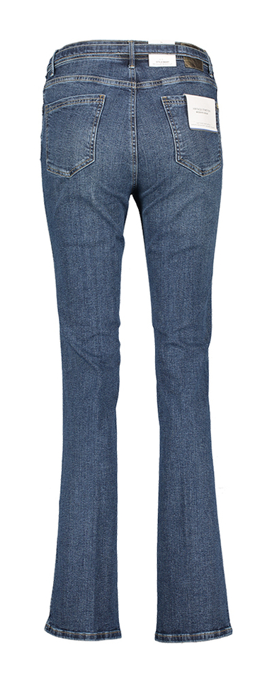 Blauwe bootcut jeans met lint in de taille Style.Mary Brax