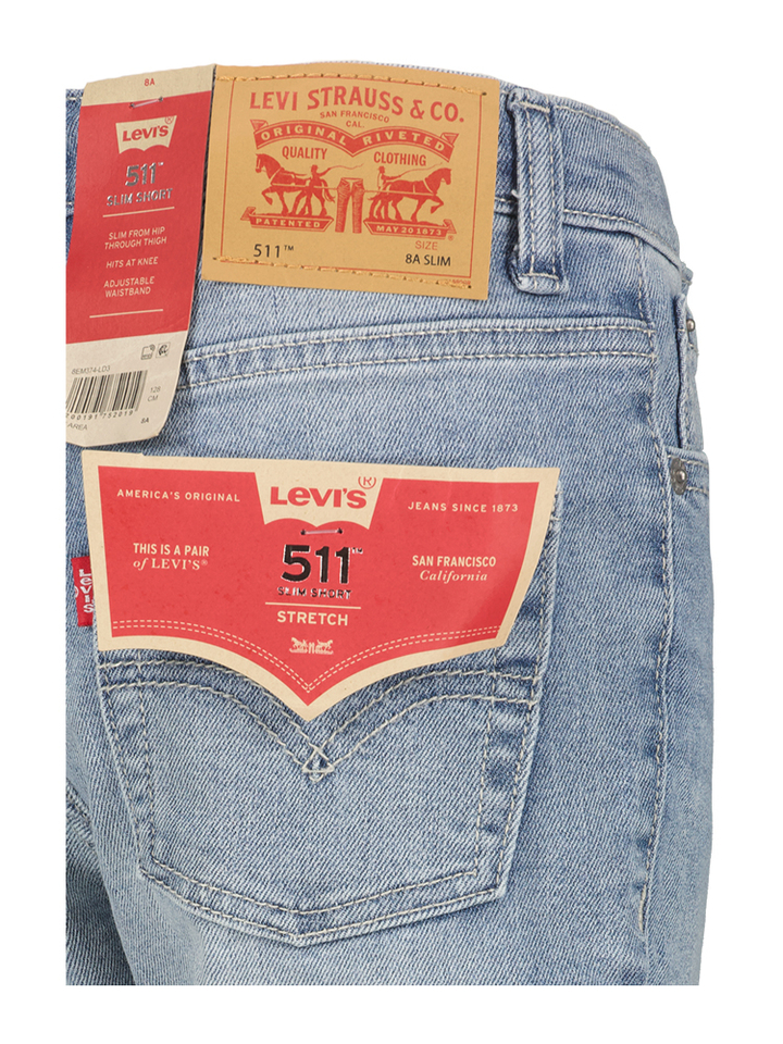 Blauwe jeans short Levi's