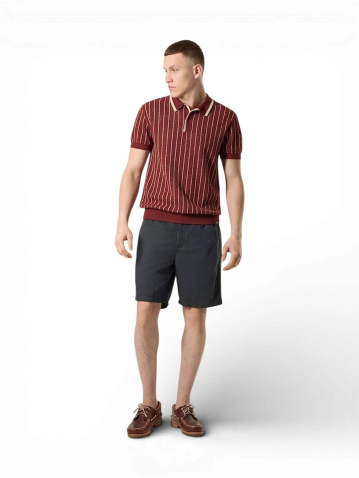 Bordeaux T-shirt met strepen Antwrp