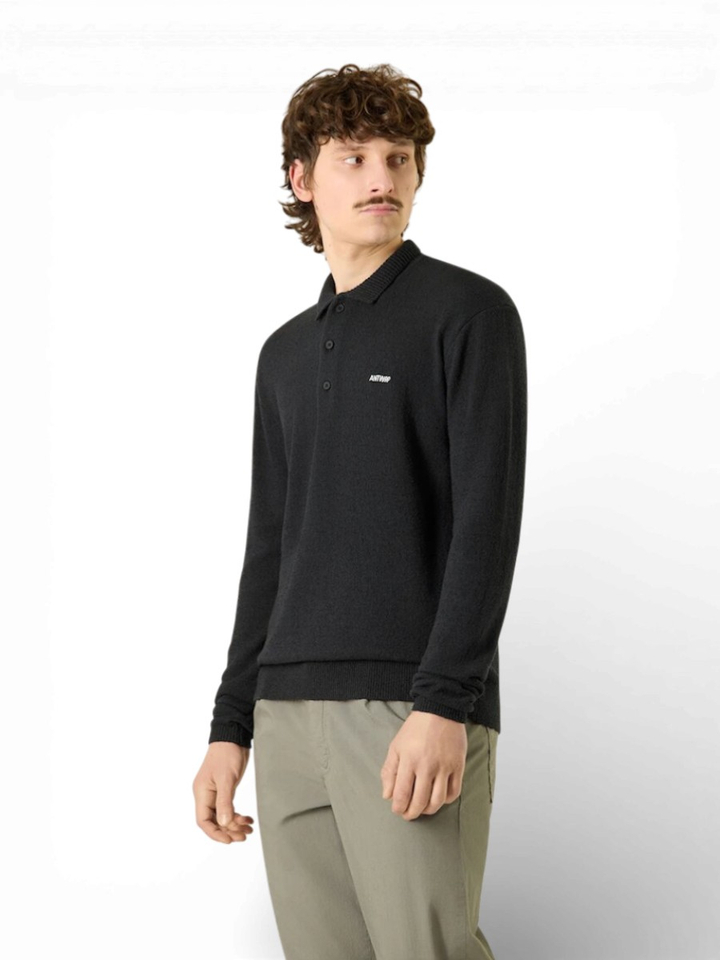 Donkerblauwe trui met polokraag Antwrp