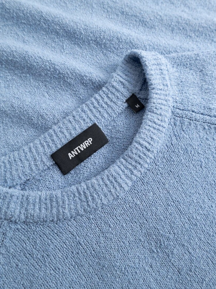 Blauwe trui met ronde hals Antwrp