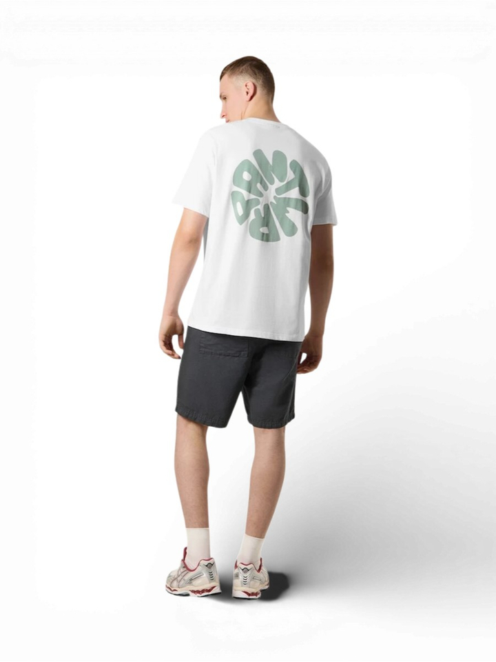 Witte t-shirt met backprint Antwrp