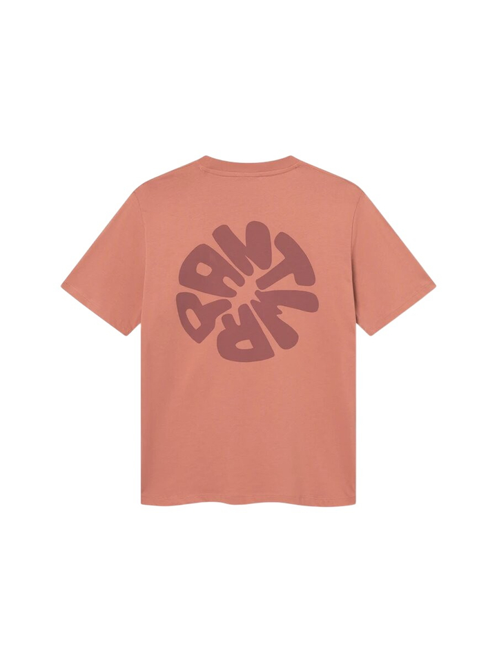 Rode t-shirt met logo Antwrp