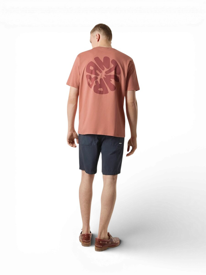 Rode t-shirt met logo Antwrp