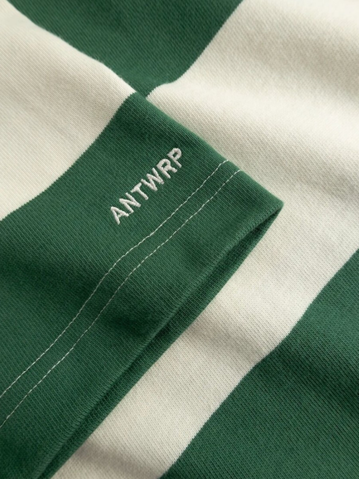 Groen wit gestreepte t-shirt Antwrp