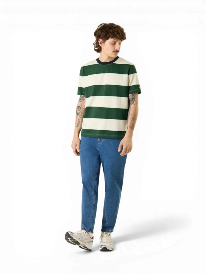 Groen wit gestreepte t-shirt Antwrp