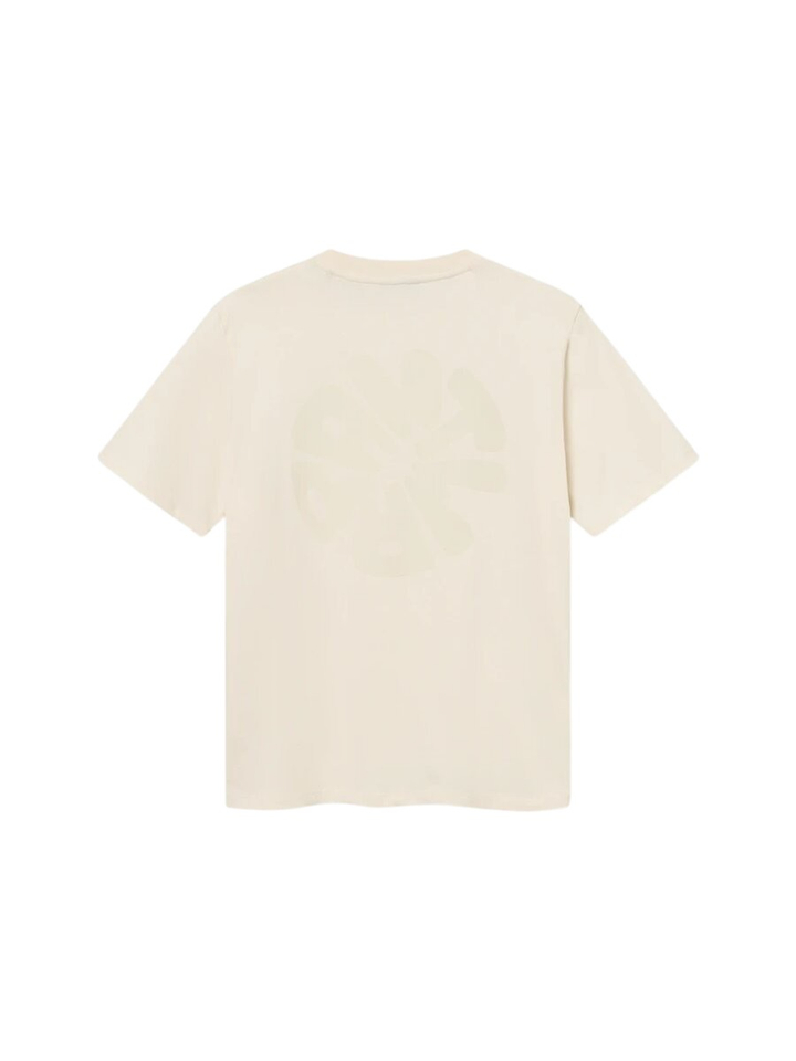 Ecru t-shirt met logo Antwrp