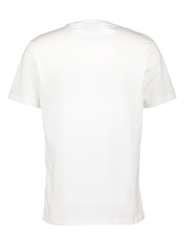Witte t-shirt met logo Antwrp