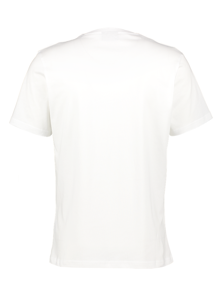 Witte t-shirt met logo Antwrp 