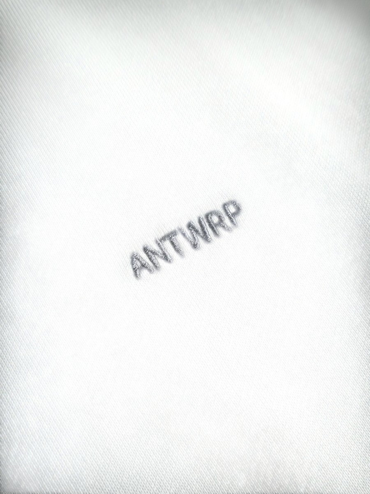 Grijsgroene sweater met logo Antwrp