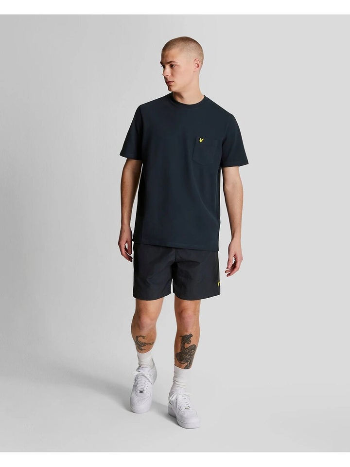 Donkerblauwe zwemshort met zakken Lyle&Scott