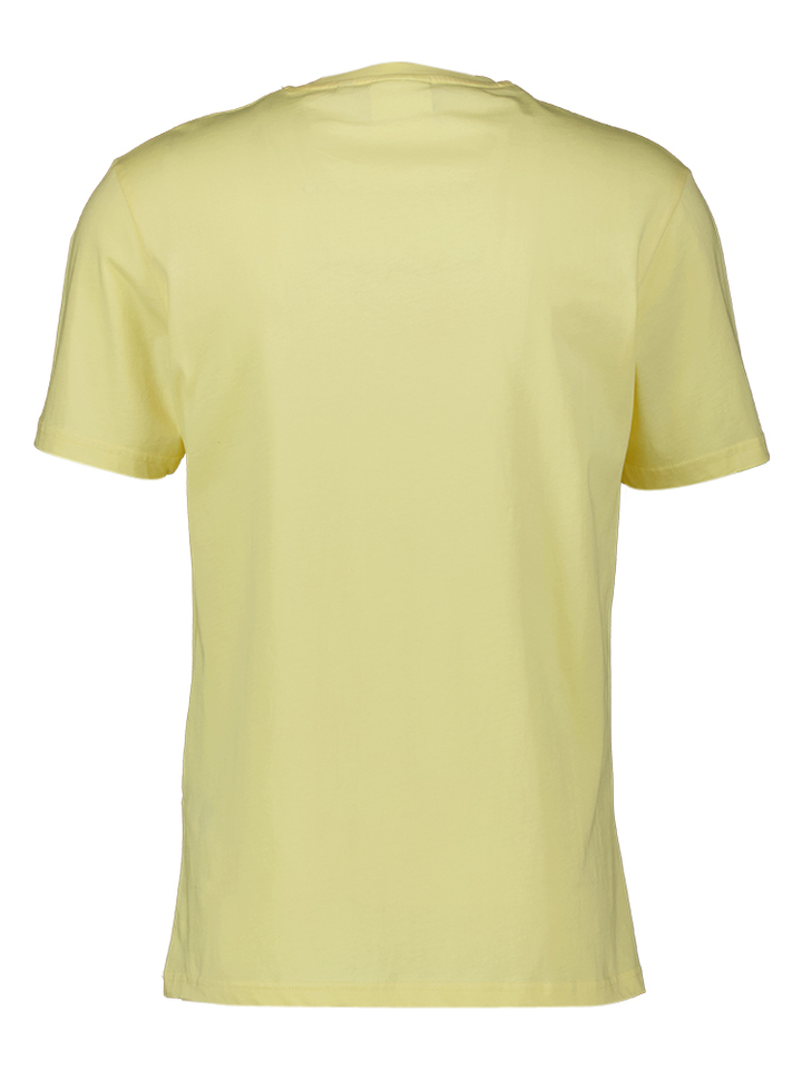 Gele katoenen t-shirt Lyle&Scott