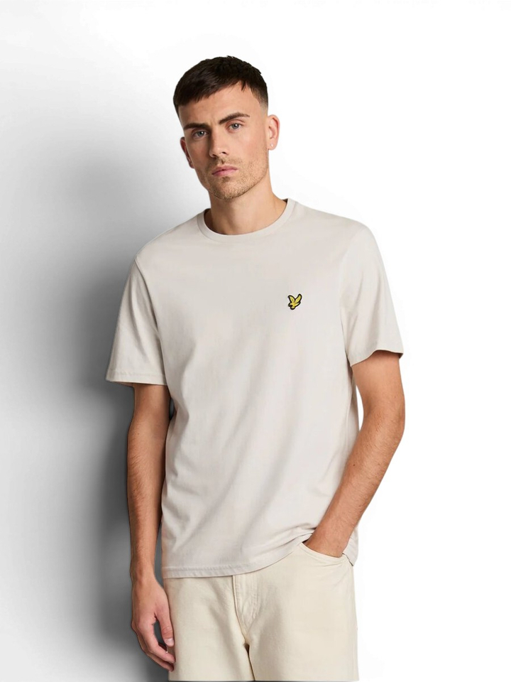 Beige katoenen t-shirt Lyle & Scott