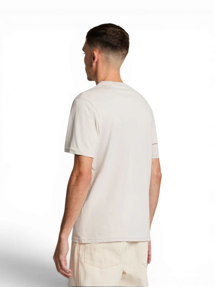 Beige katoenen t-shirt Lyle & Scott