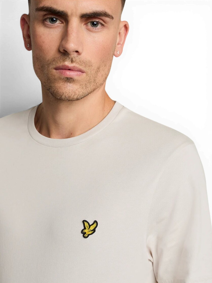 Beige katoenen t-shirt Lyle & Scott