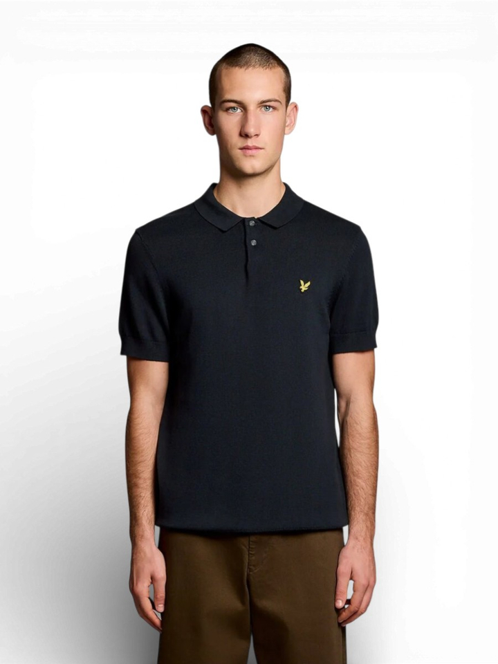Donkerblauwe polo Lyle&Scott 