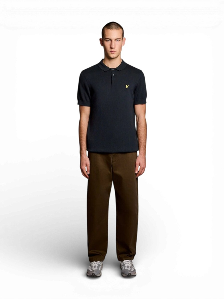 Donkerblauwe polo Lyle&Scott 