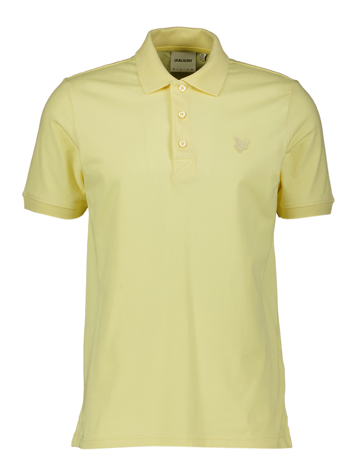 Gele katoenen polo Lyle&Scott
