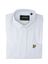 Wit linnen hemd (regular fit) met strepen en lange mouwen Lyle&Scott