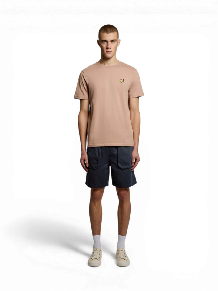 Donkerblauwe short met elastiek Lyle & Scott