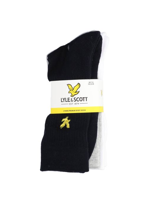 3-pack multicolor sokken Lyle&Scott