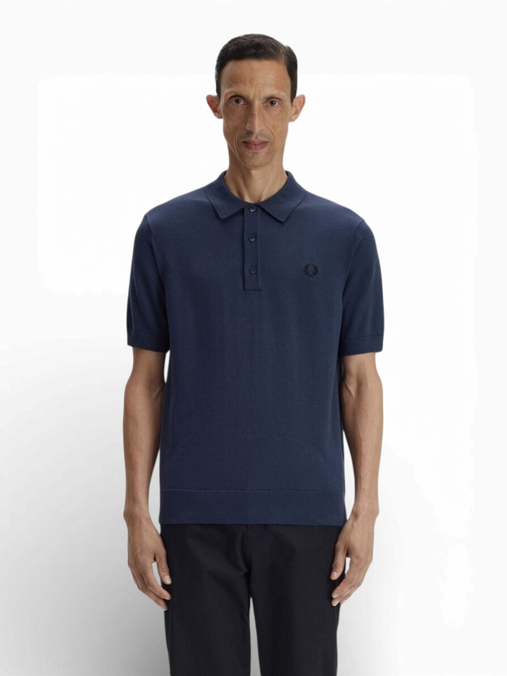 Donkerblauwe polo Fred Perry