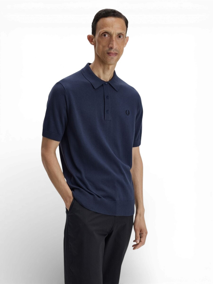 Donkerblauwe polo Fred Perry