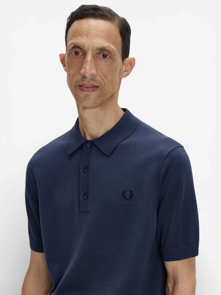 Donkerblauwe polo Fred Perry