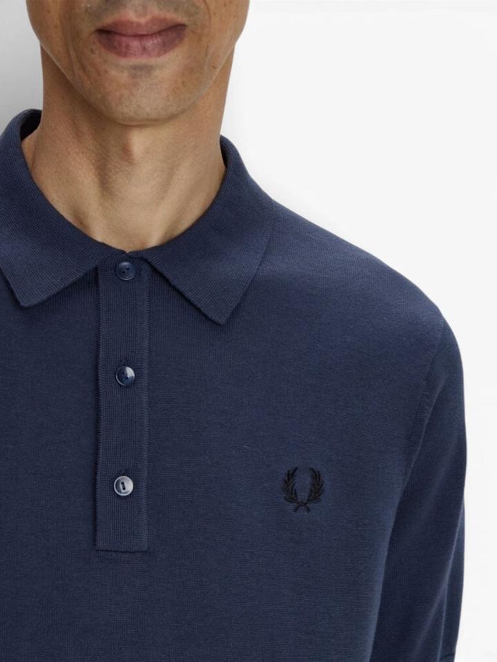 Donkerblauwe polo Fred Perry