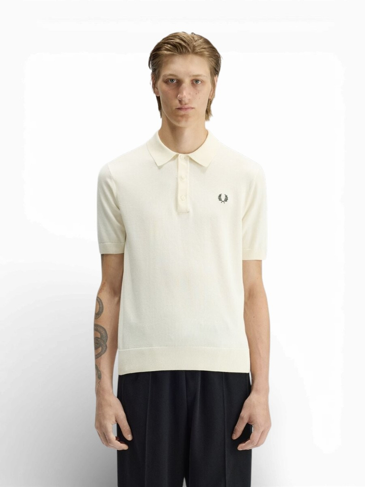 Ecrukleurige polo Fred Perry 