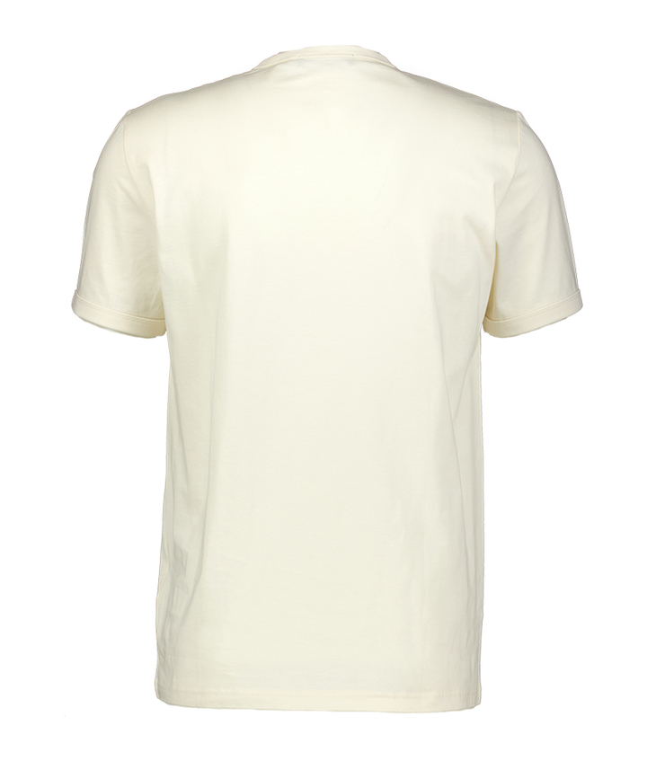Ecru t-shirt met logo Fred Perry