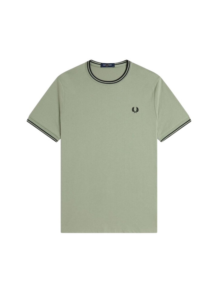 Kaki groene T-shirt Fred Perry 