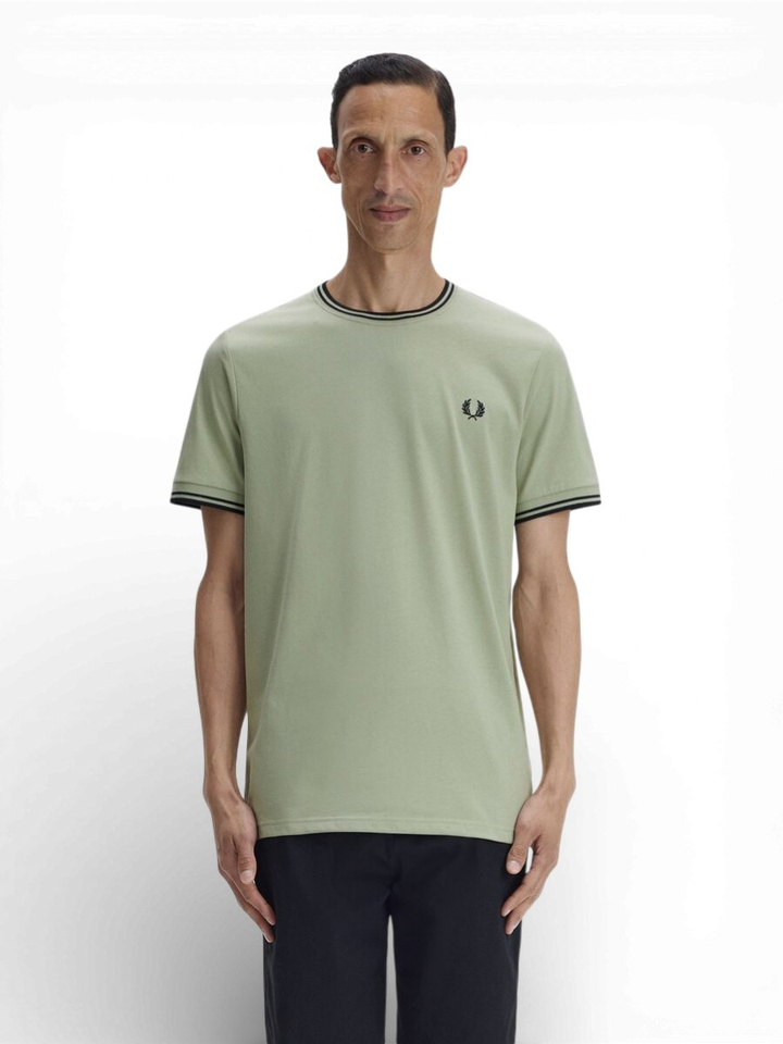 Kaki groene T-shirt Fred Perry 