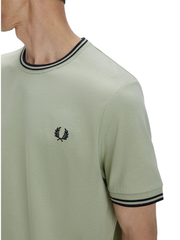 Kaki groene T-shirt Fred Perry 
