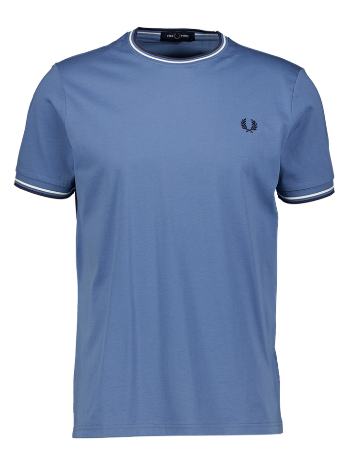 Blauwe T-shirt Fred Perry