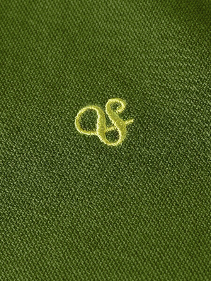 Groene polo met logo Scotch & Soda