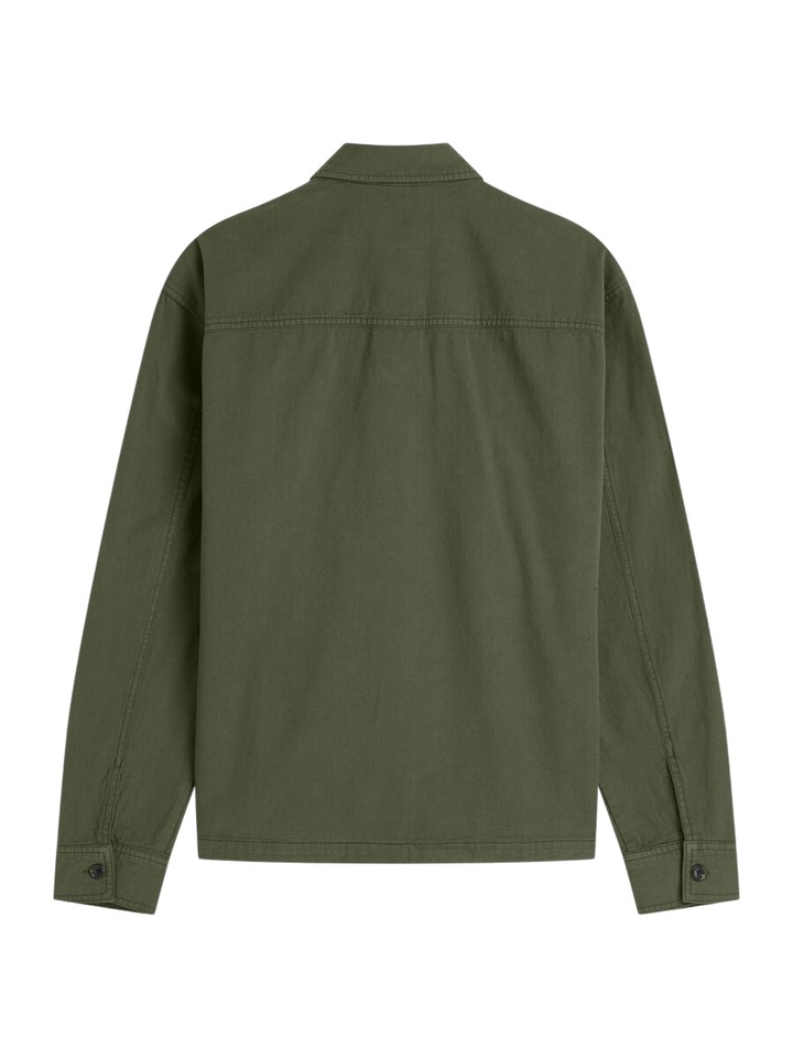 Kaki overhemd met knopen Scotch & Soda