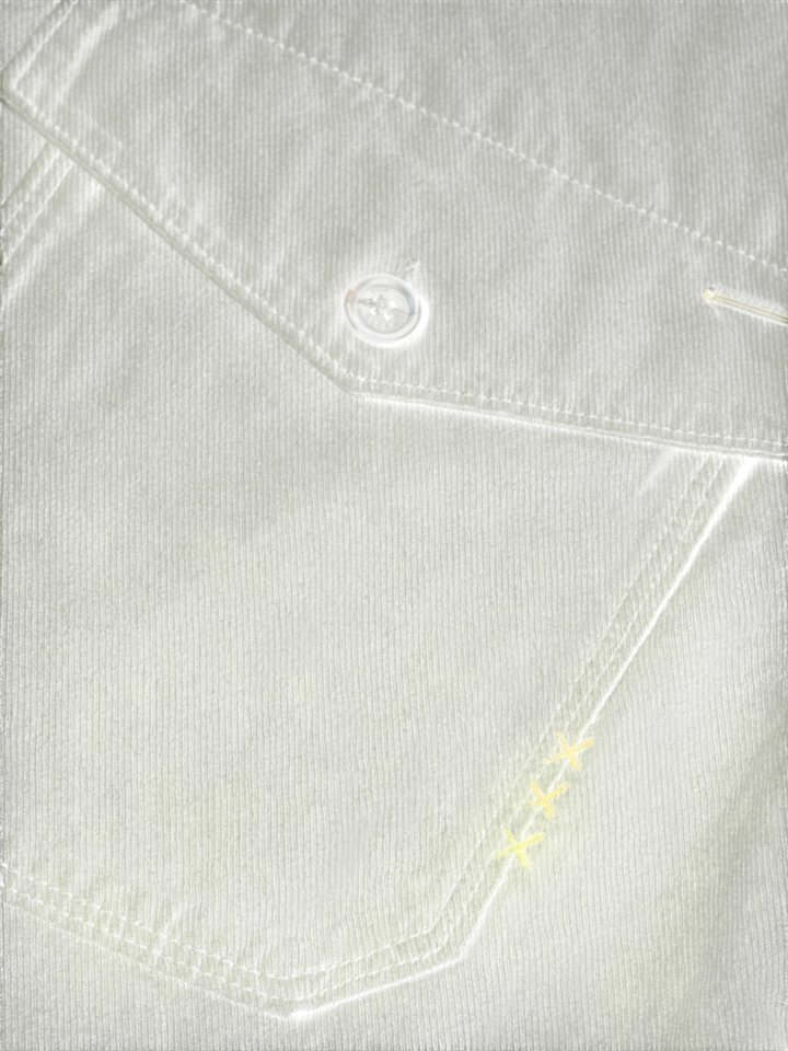 Kaki overhemd met knopen Scotch & Soda
