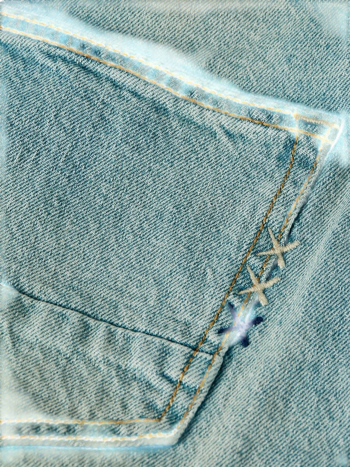 Blauwe jeansshort Scotch&Soda