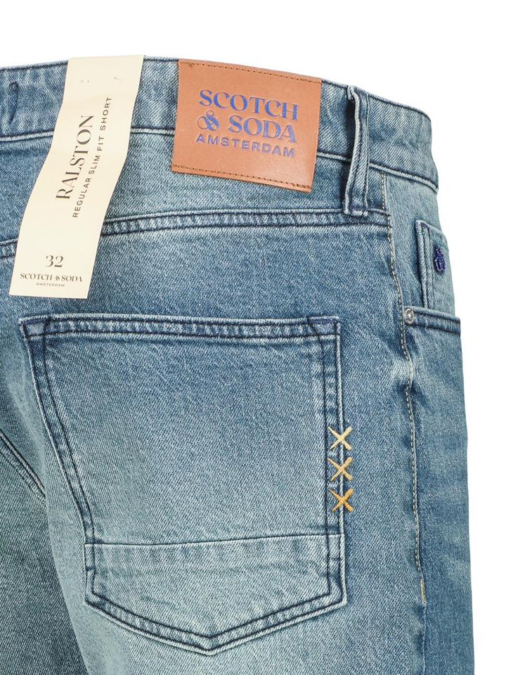 Blauwe jeans short Scotch & Soda