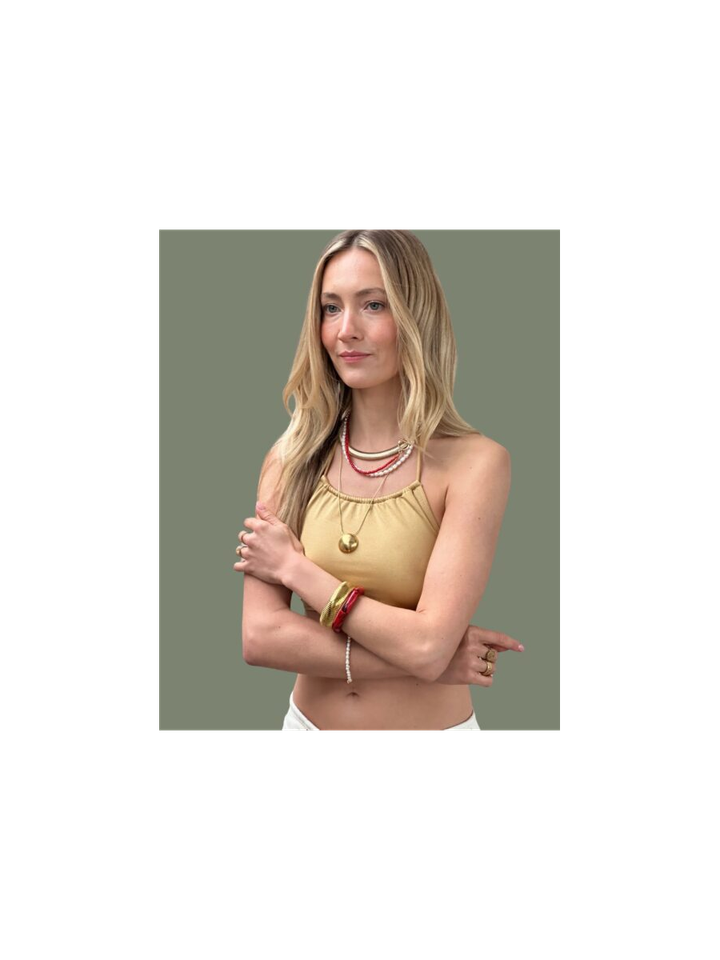 Zoetwaterparels armband Ellen Beekmans