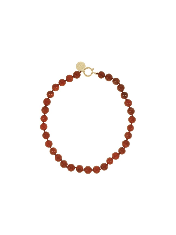 Cognac ketting gemstone Ellen Beekmans