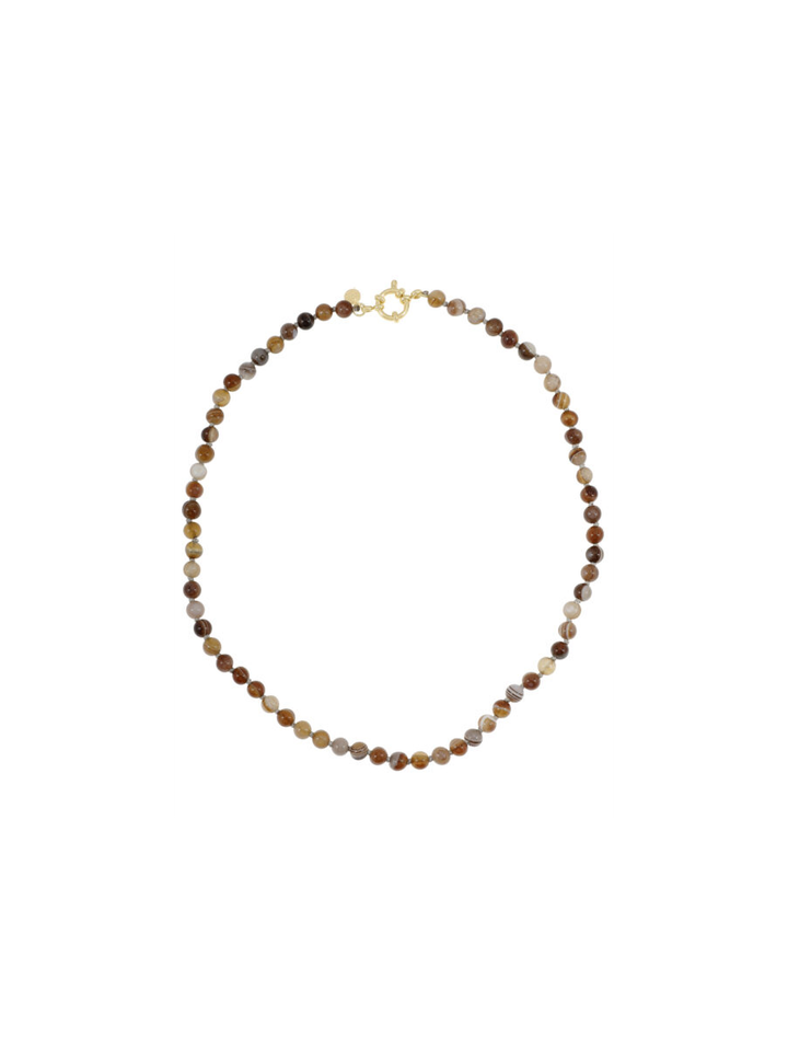 Agaat melée ketting Ellen Beekmans