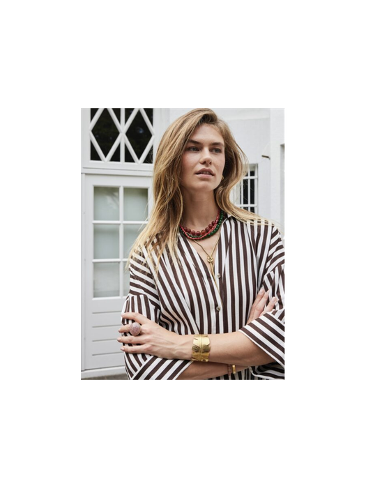 Roze ring met grote gemstone Ellen Beekmans