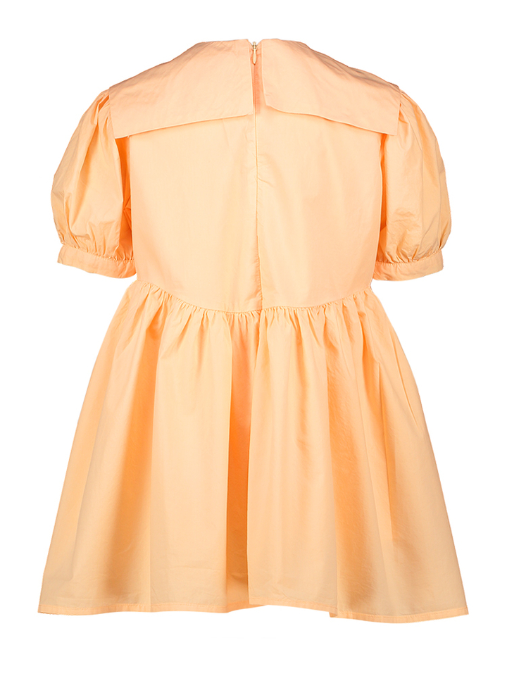 Licht oranje jurk met strik detail Xilomena Morley