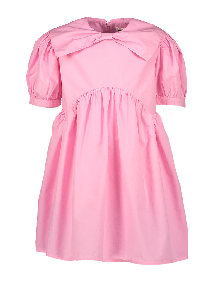 Roze katoenen jurk met strik Xilomena Morley