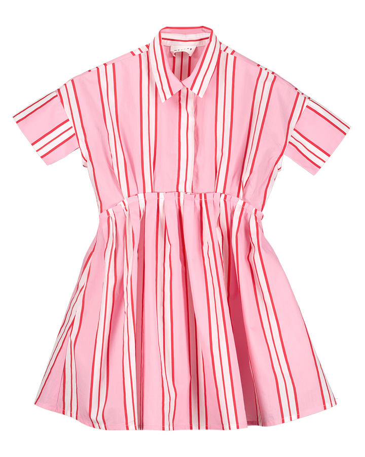 Roze gestreepte jurk Morley 