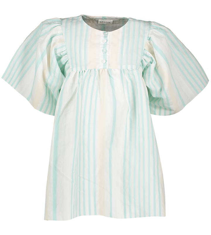 Groene gestreepte jurk Ydol Morley